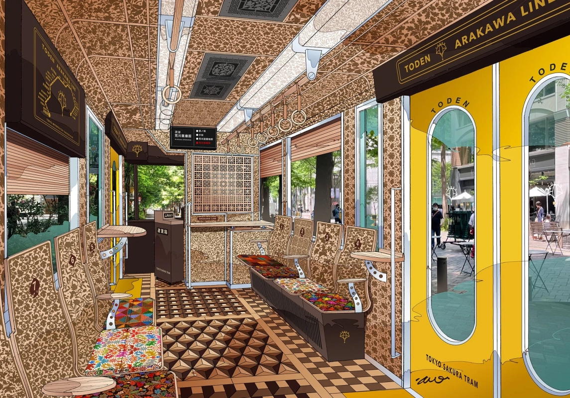 都電荒川線8500形車内