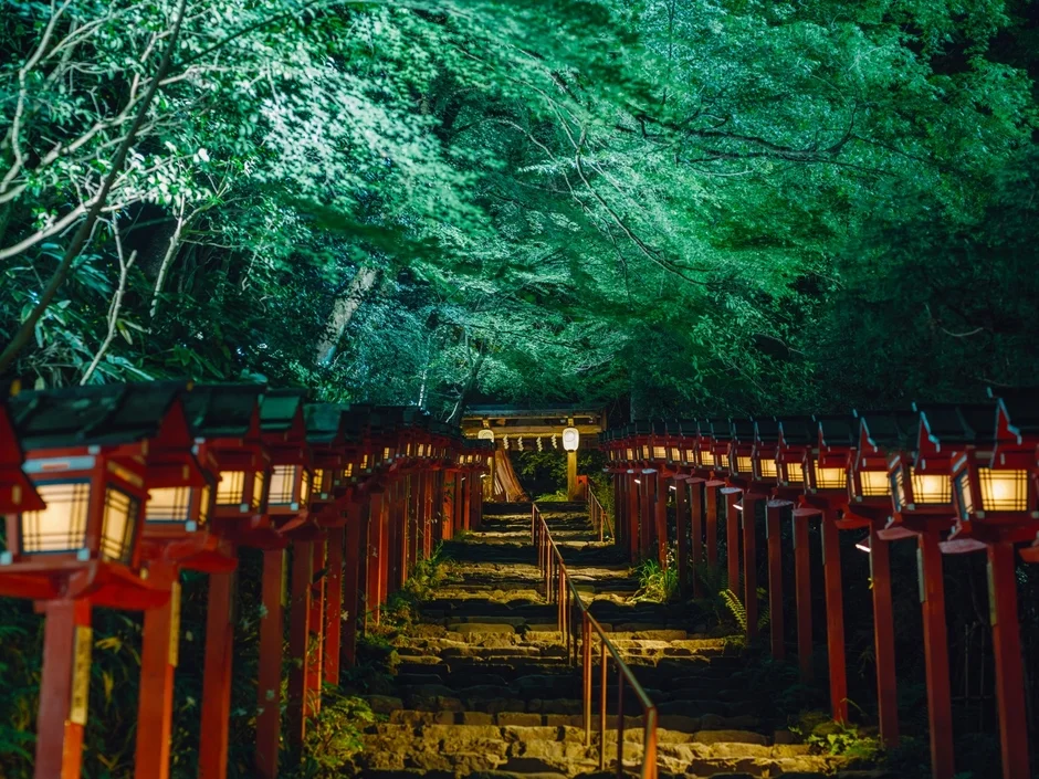 貴船神社夜景