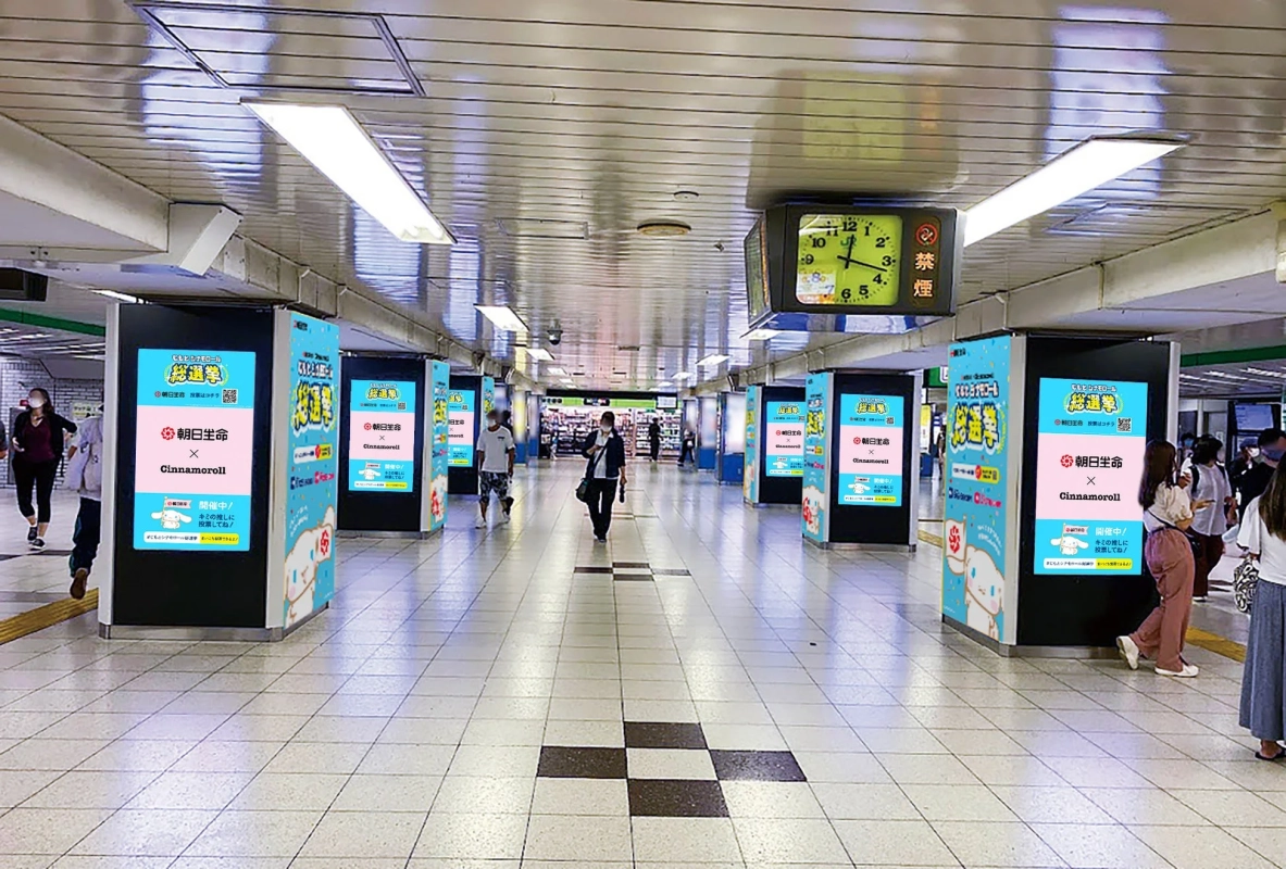 池袋中央通路デジタルシートセット