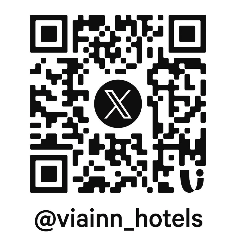 Via Innホテルズ公式X（旧Twitter）のQRコード