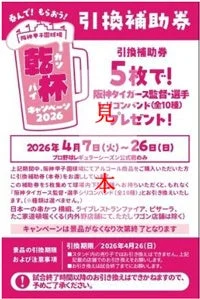 引換補助券とリストバンドのイメージ