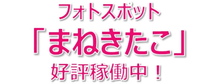 フォトスポット「まねきたこ」