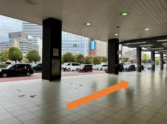 駅レンタカー営業所前の乗り場