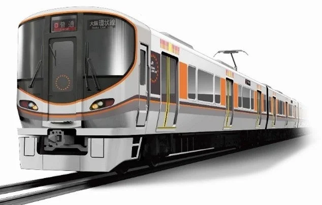 大阪環状線323系車両のイラスト