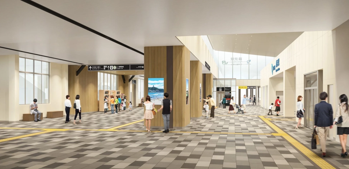 藤沢駅舎改良工事のイメージ