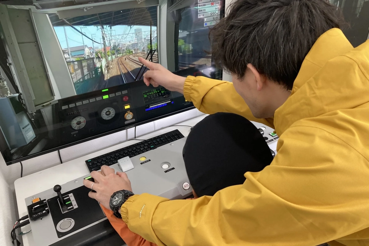電車運転シミュレーター体験