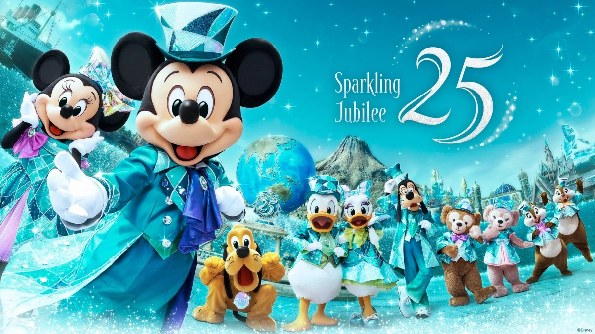東京ディズニーシー25周年キャラクター集合