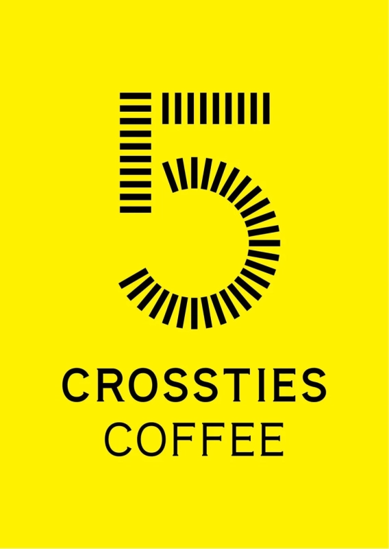 5 CROSSTIES COFFEE ロゴ