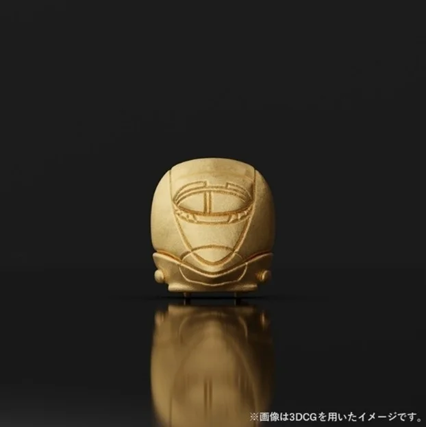 新幹線500系 純金ミニフィギュア