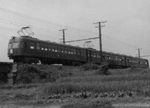 西鉄600形（初代）のモノクロ写真
