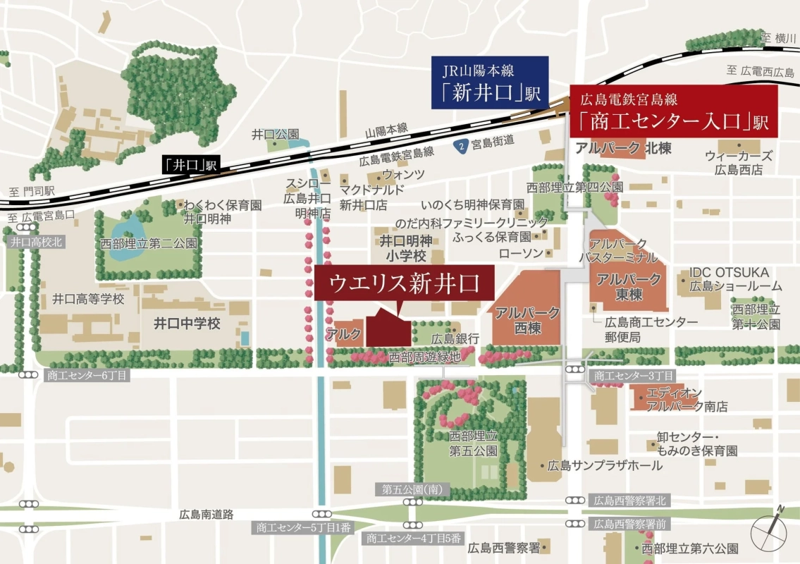現地案内図