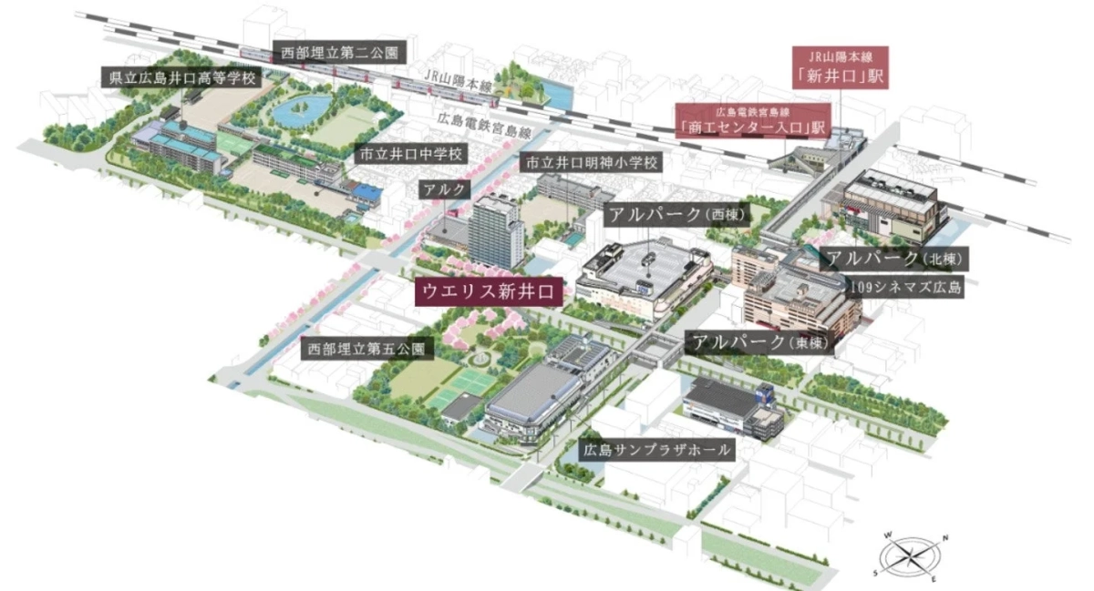 周辺施設案内図