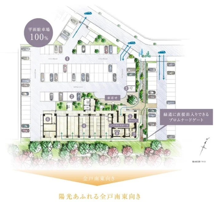 敷地配置図