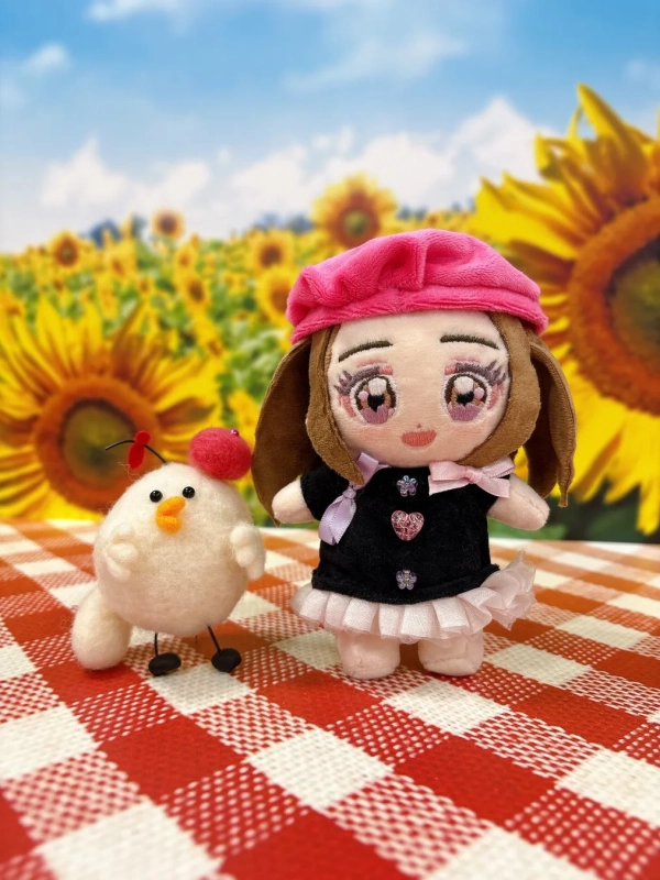 ひまわり畑のフォトブース