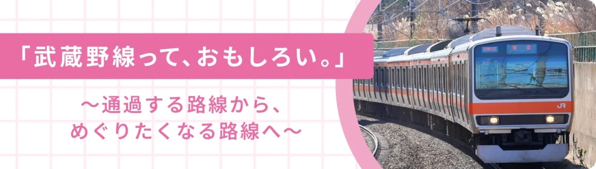 武蔵野線を走るJR東日本の車両