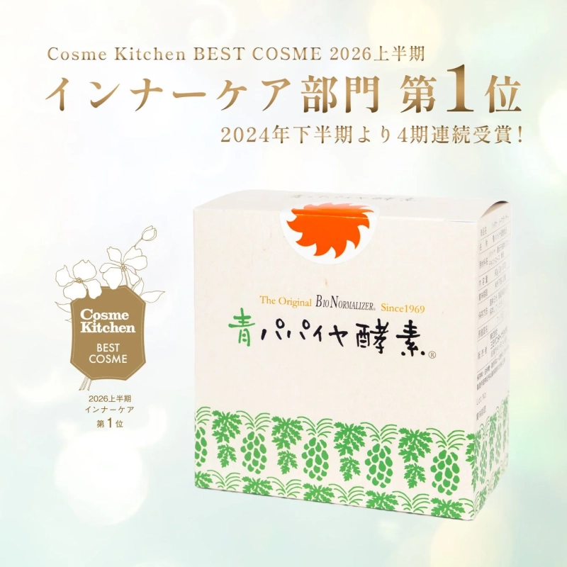 青パパイヤ酵素のパッケージ