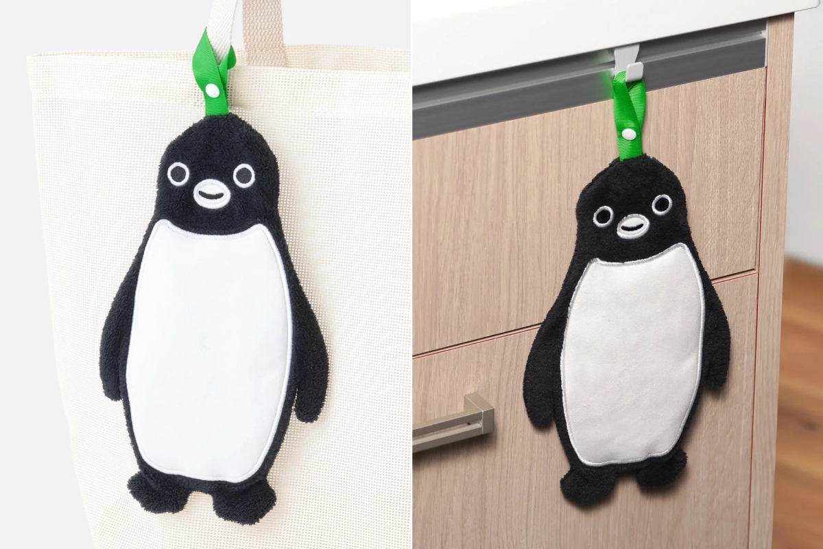 Suicaのペンギン ループ付きキャラふきタオル