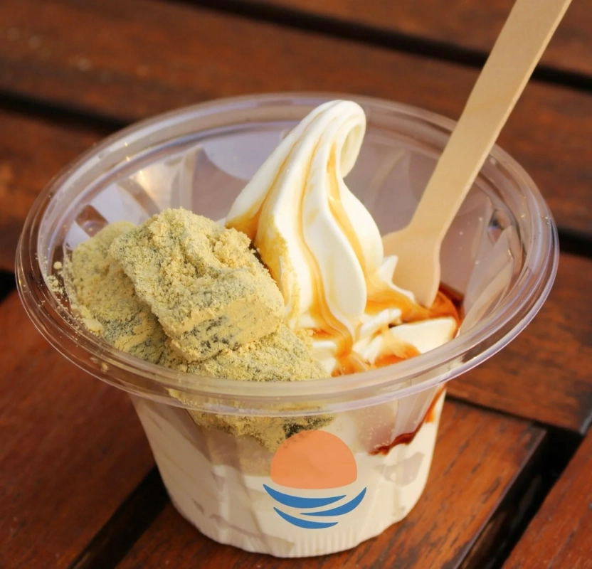 出陣餅ソフト