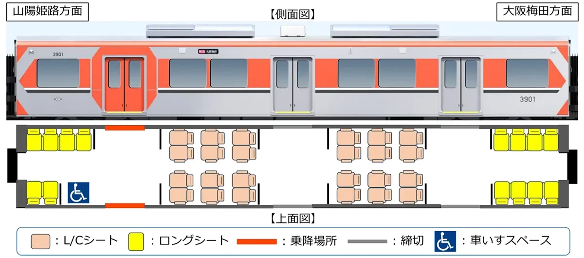 座席レイアウト図