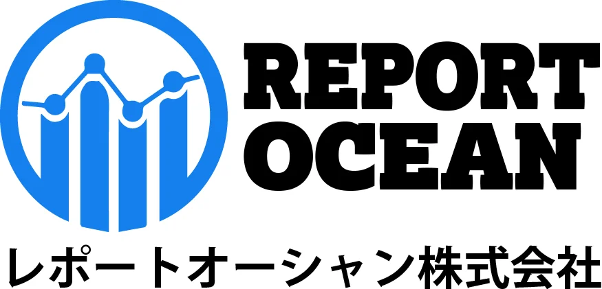 REPORT OCEANのロゴとグラフ