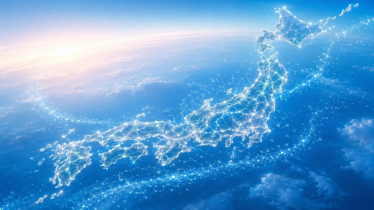 日本地図とネットワーク
