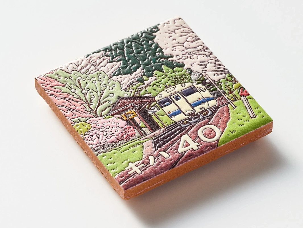キハ40のイラストマグネット