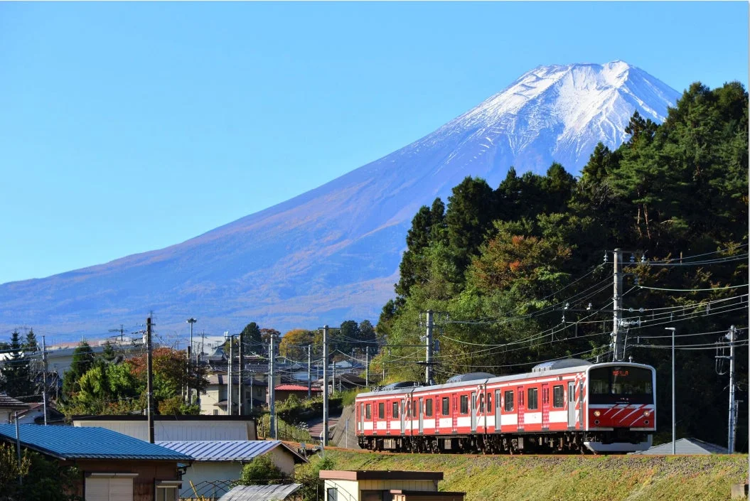 富士山と電車