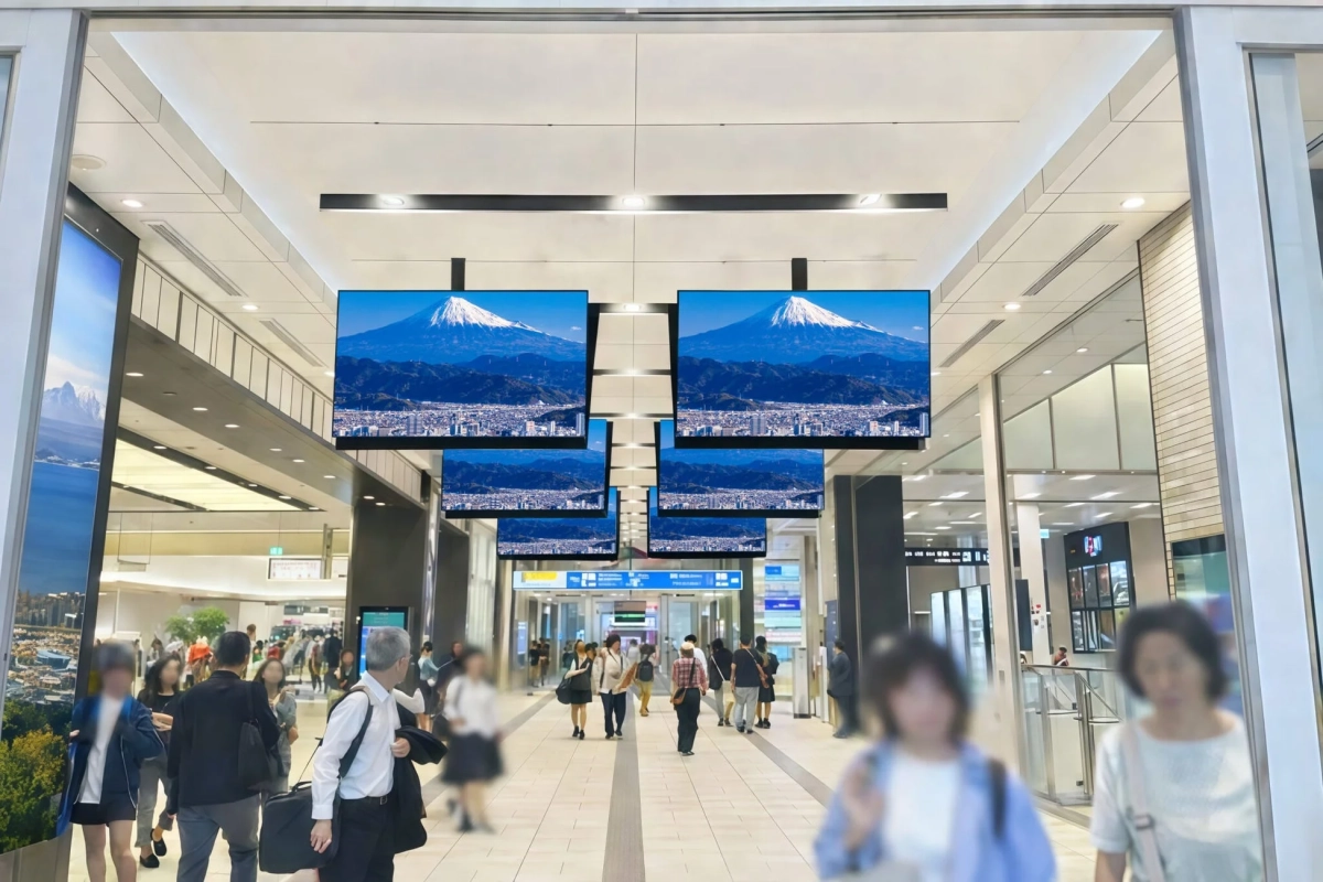 新静岡セノバ自由通路の設置イメージ