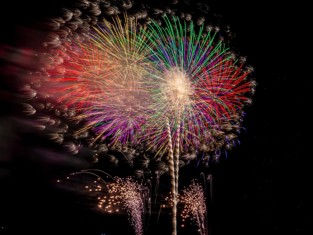 夜空を彩る花火