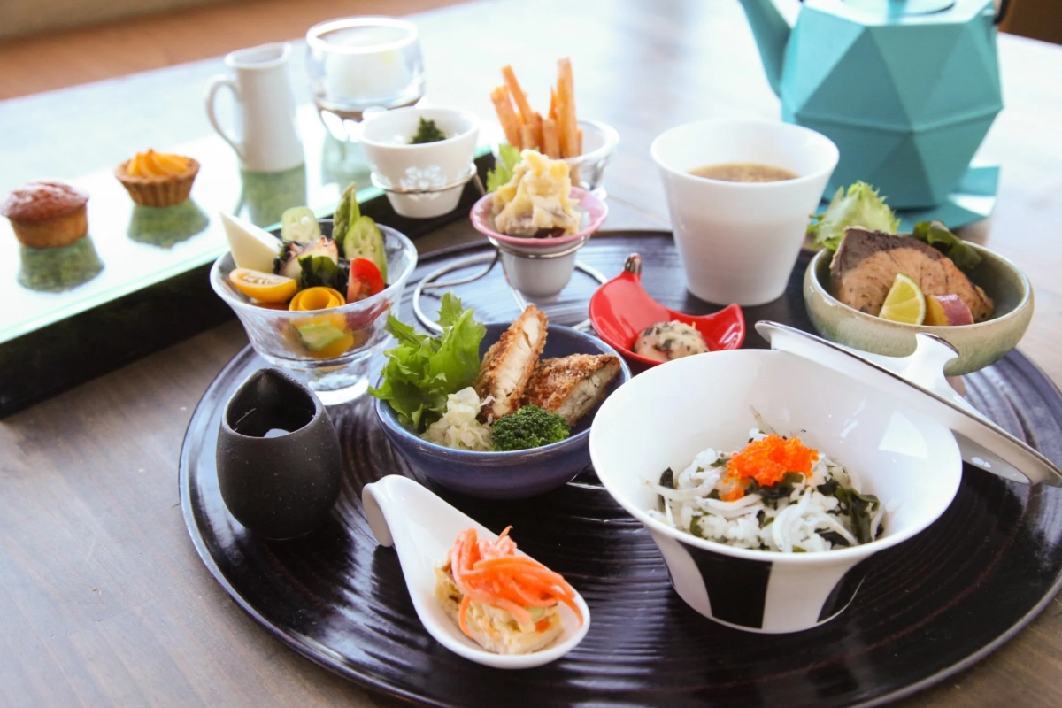 彩り豊かなランチ