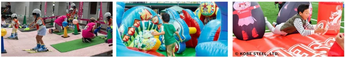 子供たちが様々な活動を楽しむ様子