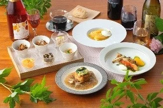 豪華なコース料理