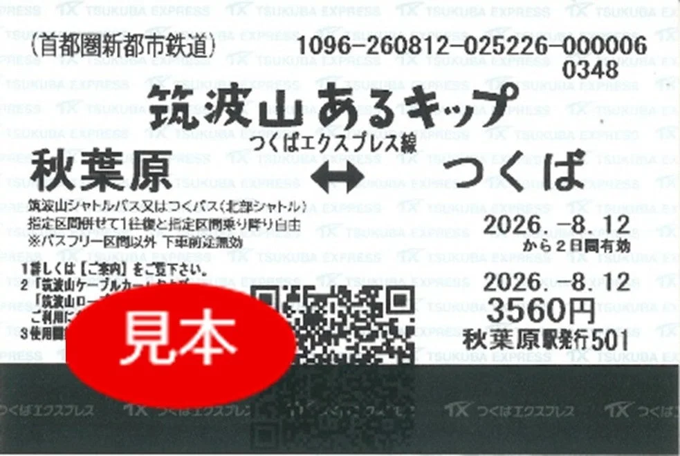 筑波山あるキップ