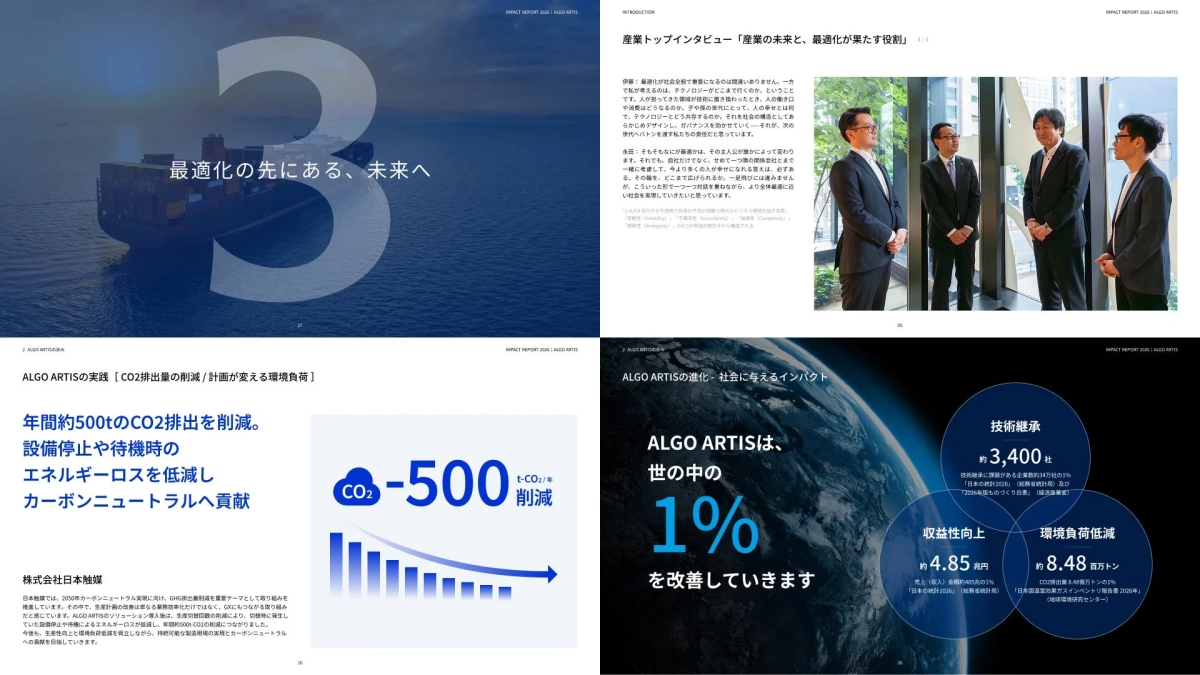 最適化の先にある、未来へ。