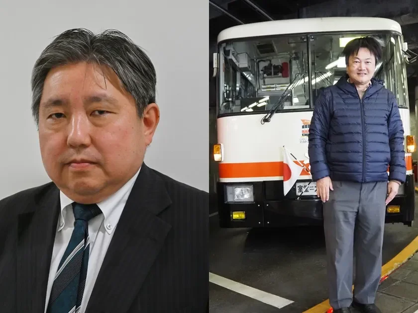 トークイベントゲスト:鉄道博物館館長 石田亨氏(左) 乗りものニュース執筆者 大塚圭一郎氏(右)