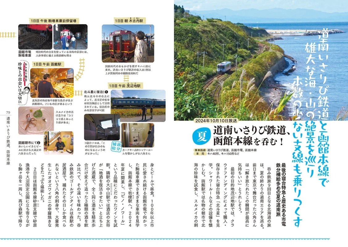 道南いさりび鉄道、函館本線の旅ページ