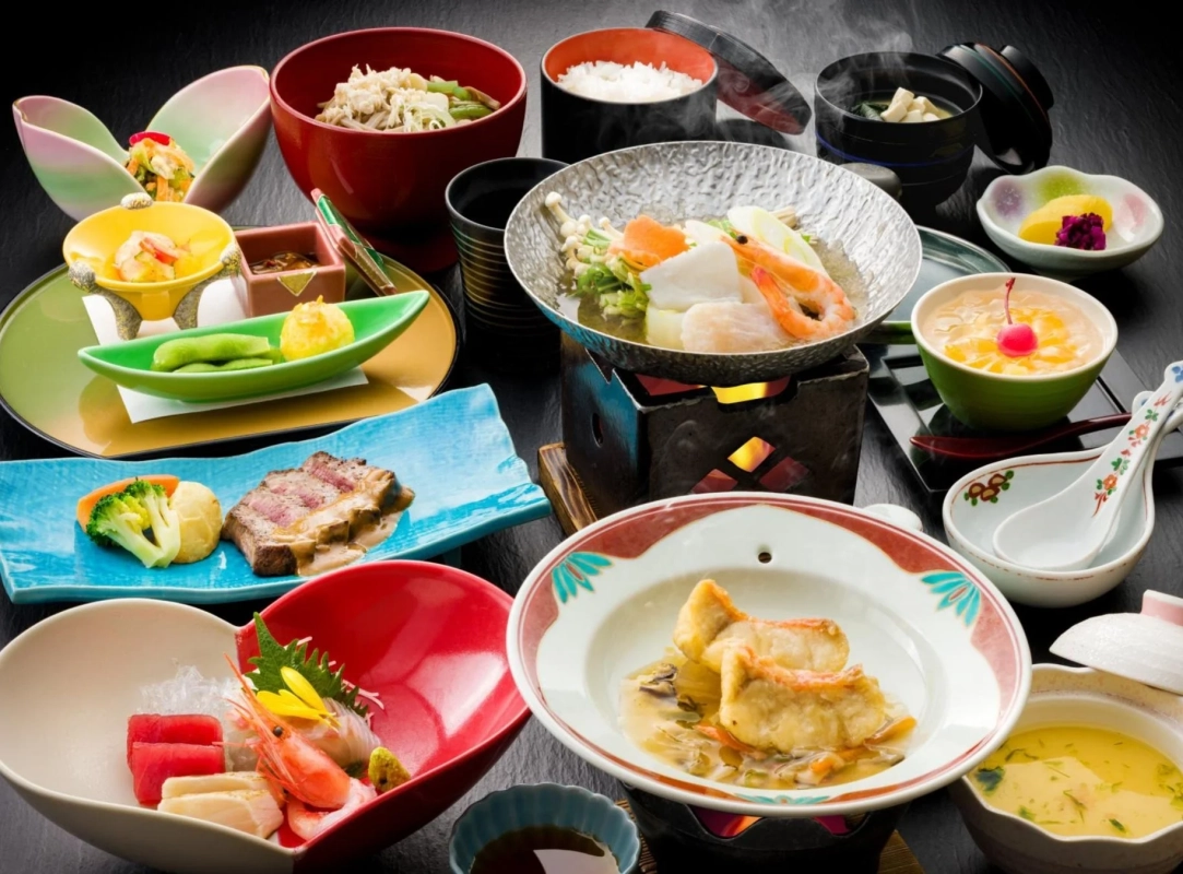 ホテル天坊での食事