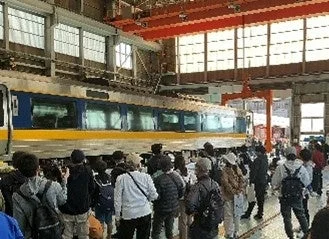 後藤総合車両所の様子