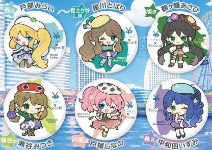 第2弾のYocco!8キャラクター缶バッジ