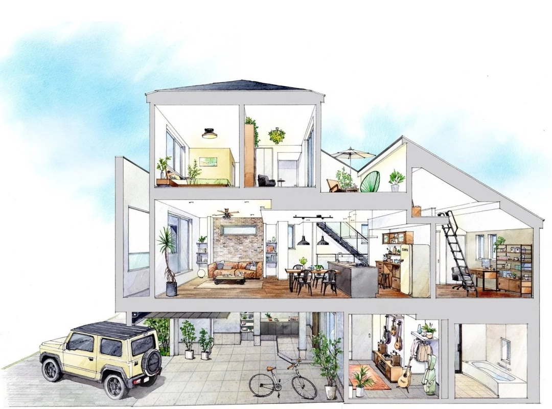 住宅断面図