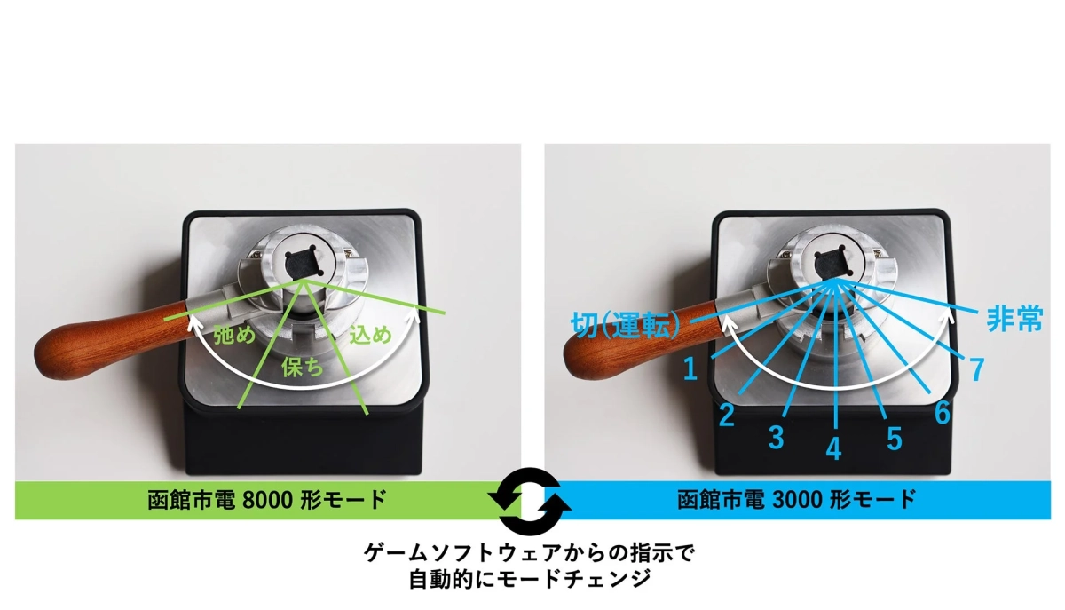 函館市電 8000形と3000形のブレーキモード