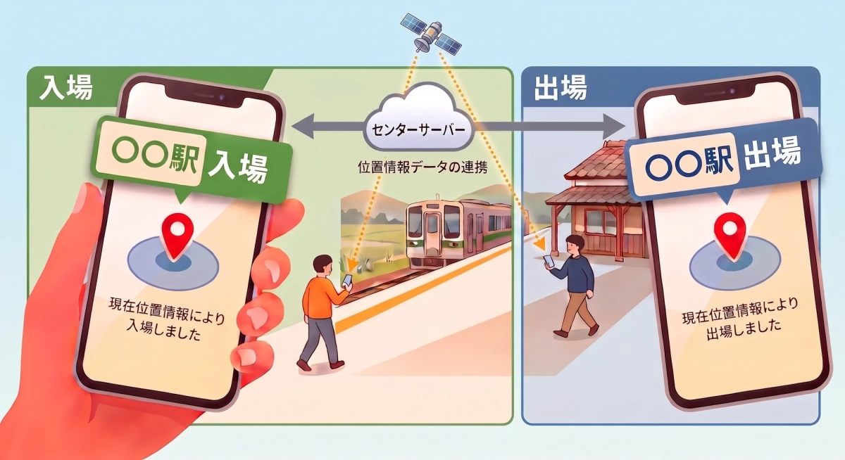 スマホ改札(仮称)イメージ