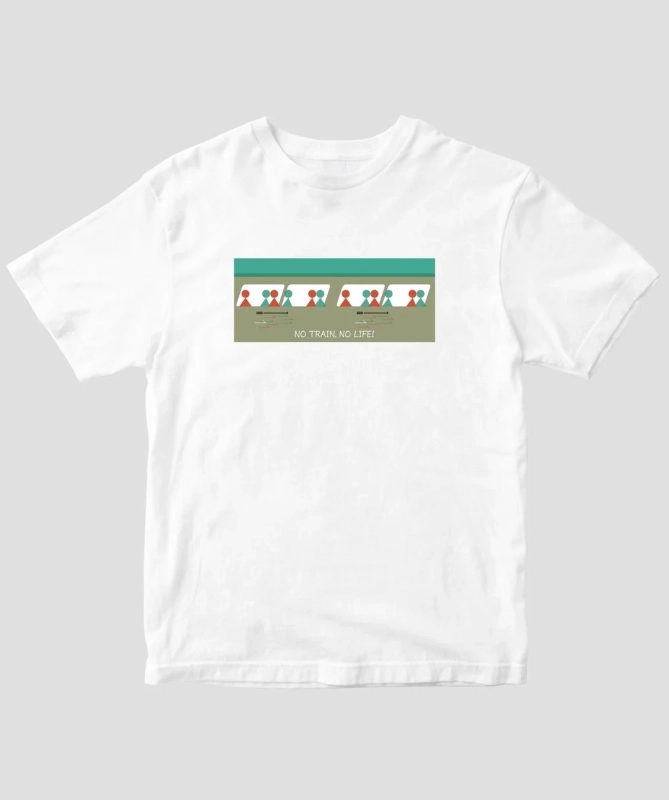 時刻表 昭和34年ヴィンテージカバーTシャツ(白)