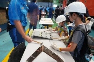 職業体験の様子