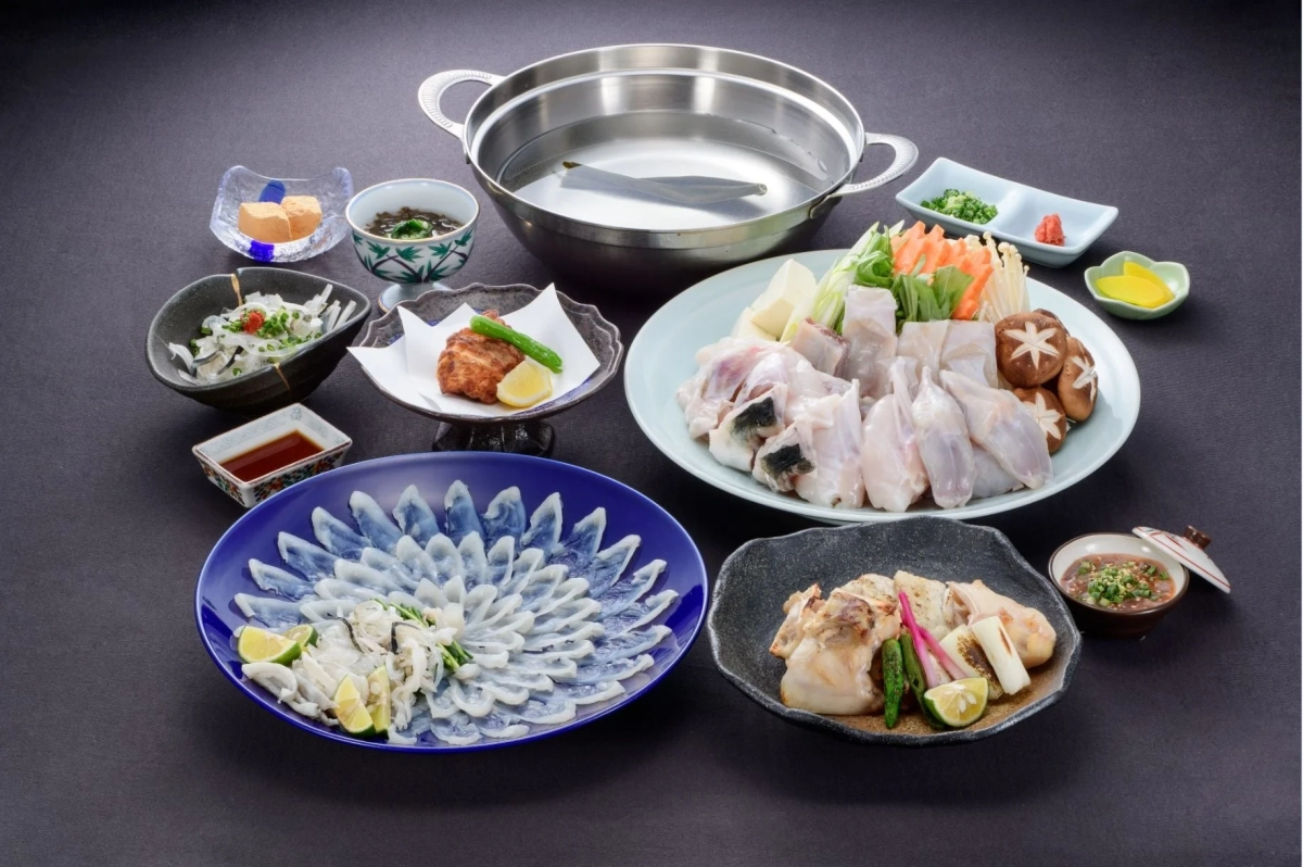 ふぐ料理のフルコース